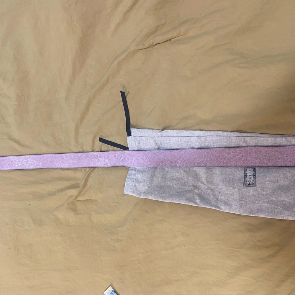 Gucci Belt Gold/Silver Pink/Black Reversible